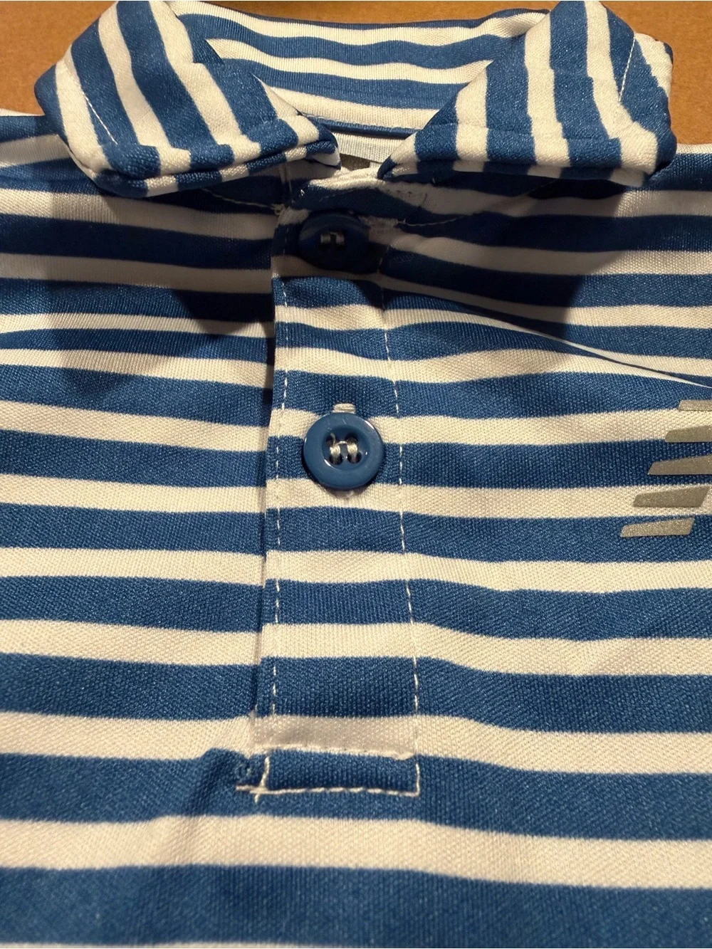 New Balance Striped Polo Shirt